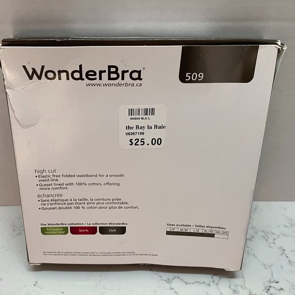 NWT Wonder Bra Medium Control Panty Plus Size size Large - Picture 2 of 6
